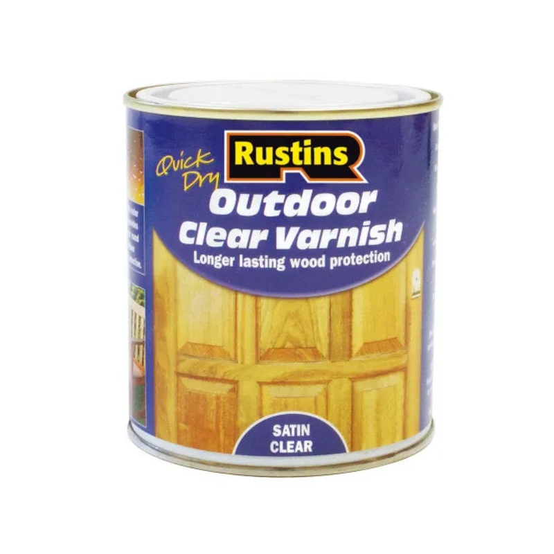 Rustins Exterior Varnish Satin 2.5 litre