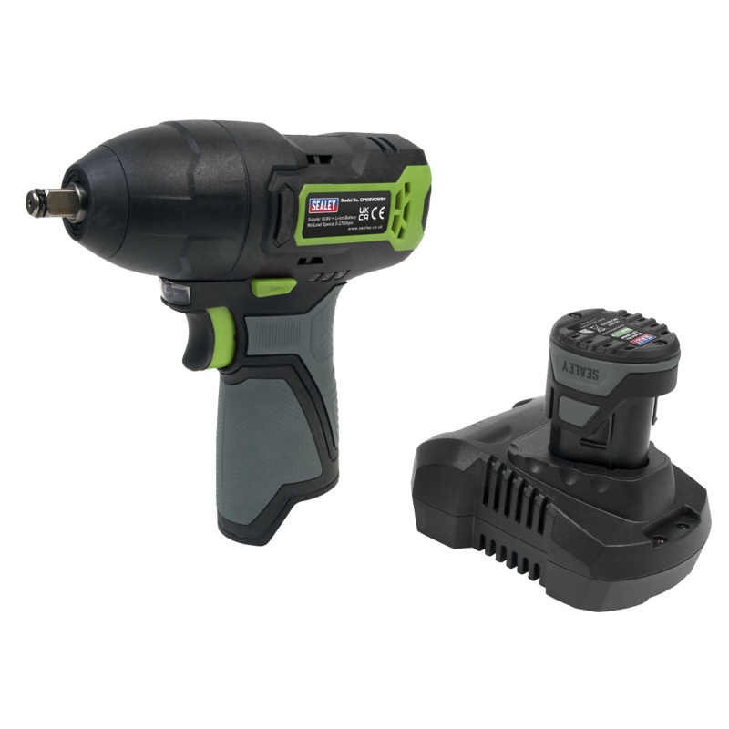 Sealey Cordless Impact Wrench 3/8Sq Drive 10.8V 2Ah SV10.8 Series