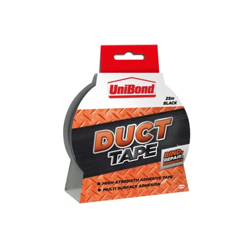 UniBond DIY Duct Tape Black 50mm x 25m
