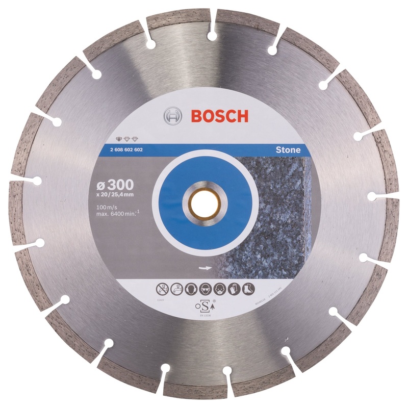 Bosch Professional Diamond Cutting Disc for Stone – 300 x 20/25,40 x 3,1 x 10 mm
