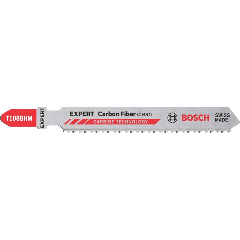 Bosch Professional Expert Carbon Fiber Clean T 108 BHM Jigsaw Blade 3-pc