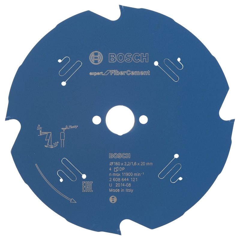 Bosch Professional Expert Fibre Cement Circular Saw Blade – 160 x 20 x 2.2mm (4)