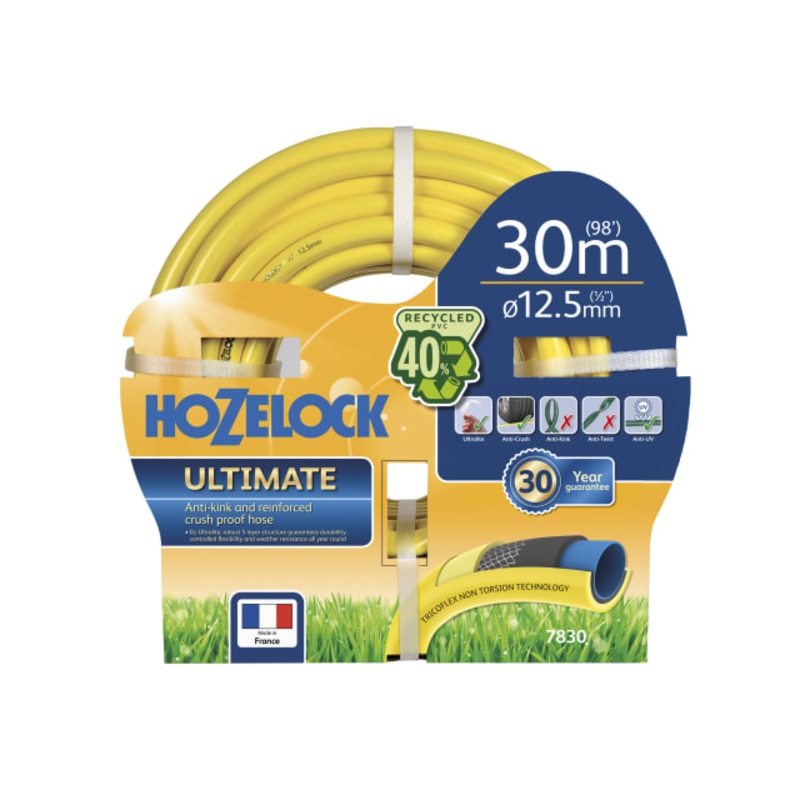 Hozelock 7830 Ultimate Hose 30m 12.5mm (1/2in) Diameter