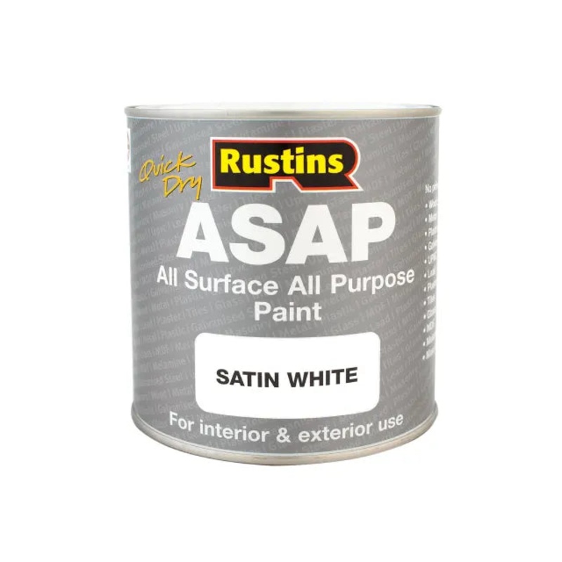 Rustins ASAP Paint White 1 Litre