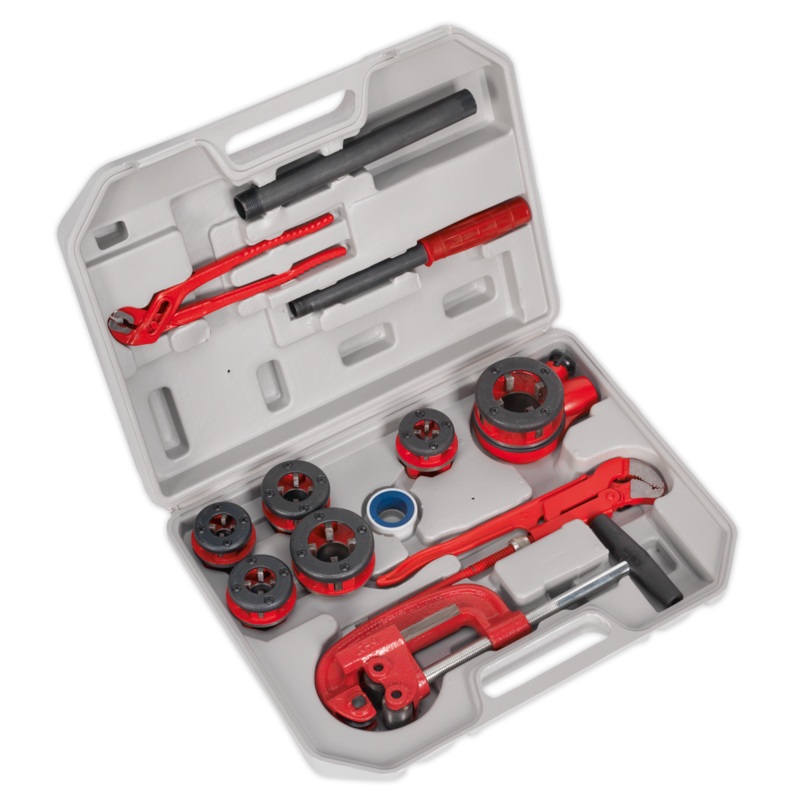 Sealey Pipe Threading Kit 1/4 – 1-1/4BSPT