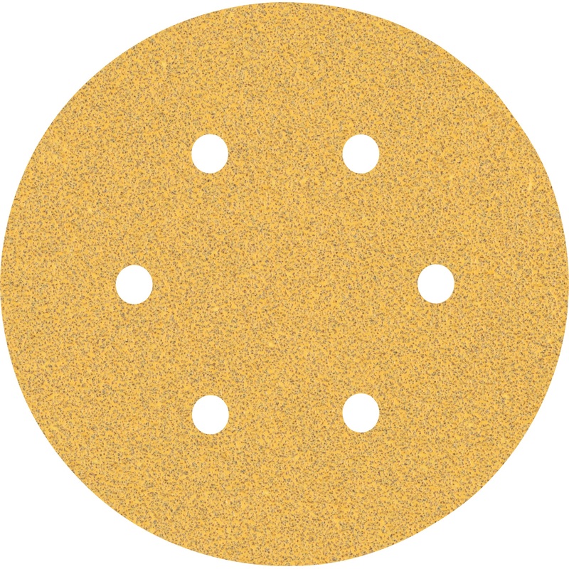 Bosch Professional Expert C470 Sandpaper – 150mm, 6 Holes, G 60  for Random Orbital Sanders