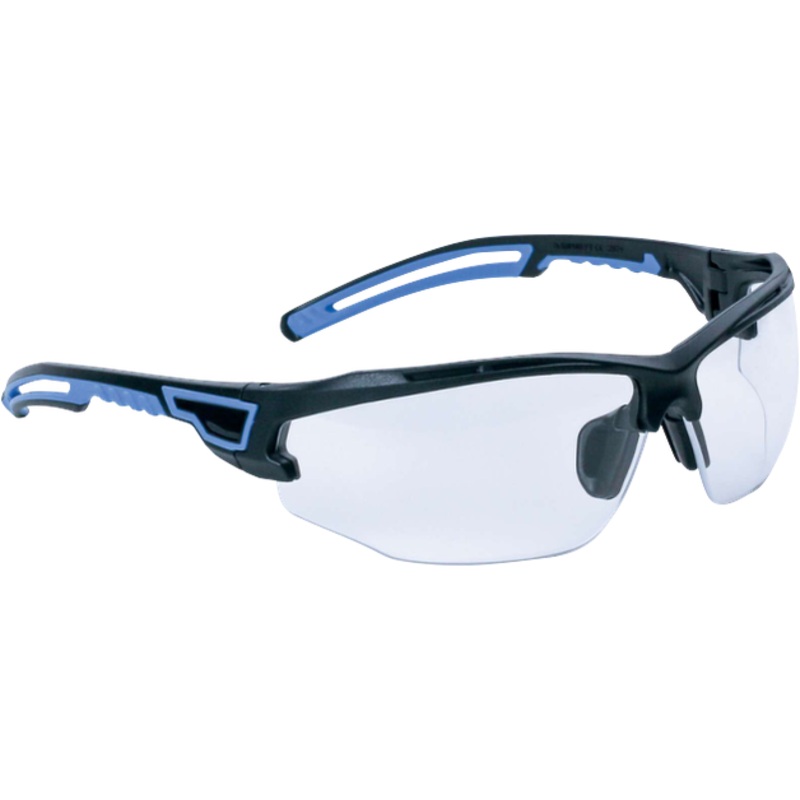 Delta Plus ASO2 SMOKE Safety Glasses  Anti-Fog, Anti-Scratch, UV Protection, Secure Fit