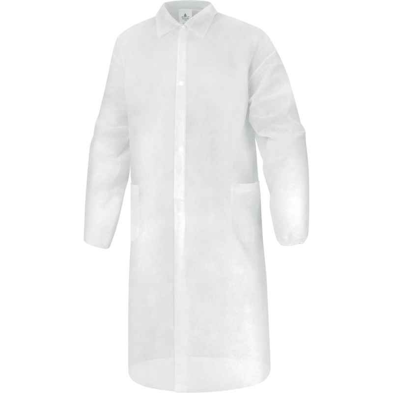 Delta Plus BLOUSPO Disposable Blouse  Lightweight, Breathable & Comfortable Workwear