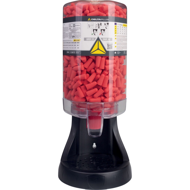 Delta Plus CONIC DISPLAY Earplug Dispenser  Convenient & Hygienic Hearing Protection