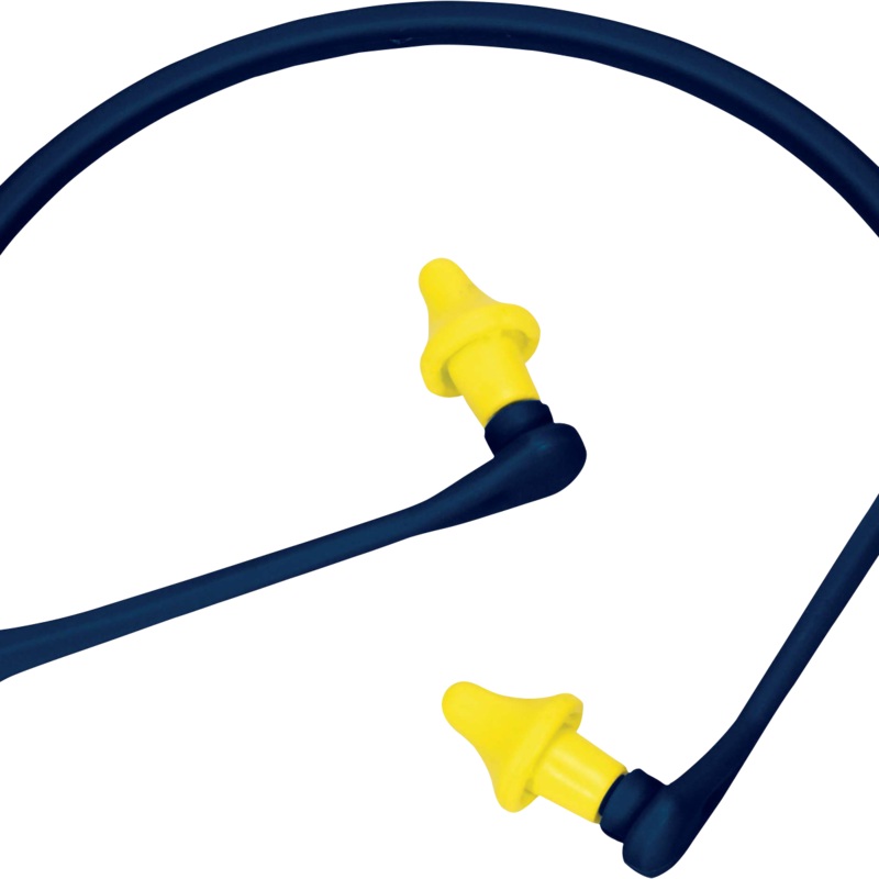 Delta Plus CONICAP2 01 Banded Earplugs with PU Foam Tips  Comfortable & Reusable Noise Protection