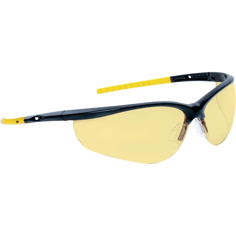 Delta Plus IRAYA YELLOW  High-Visibility Yellow Safety Glasses | Enhanced Clarity & UV Protection