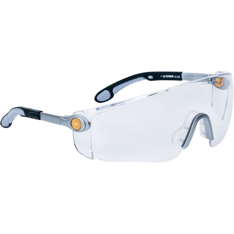Delta Plus LIPARI2 CLEAR Safety Glasses  Ultra-Flexible, Anti-Fog & UV Protection