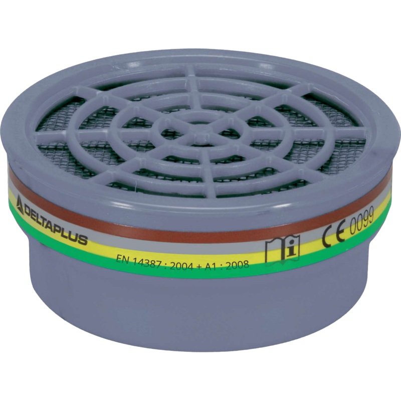 Delta Plus M6000E ABEK1 Multi-Use Filter Inserts  Pack of 2