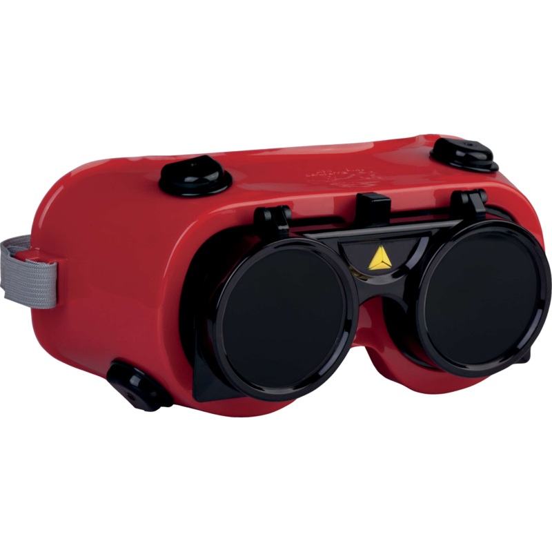 Delta Plus TOBA 3 T5 Welding Goggles with Retractable Shade 5 Lenses
