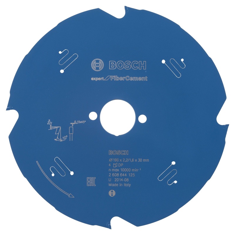 Bosch Professional Circular Saw Blade for Fibre Cement – 190 x 30 x 2.2 mm