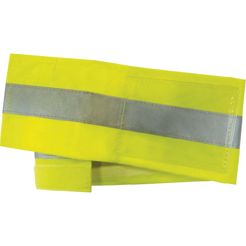 Delta Plus BRAS2 High-Visibility Armband with Integrated Badge Holder  Secure & Durable