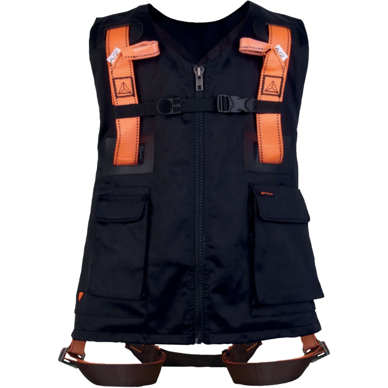 Delta Plus HAR12GILNO Fall Arrester Harness with Integrated Work Vest