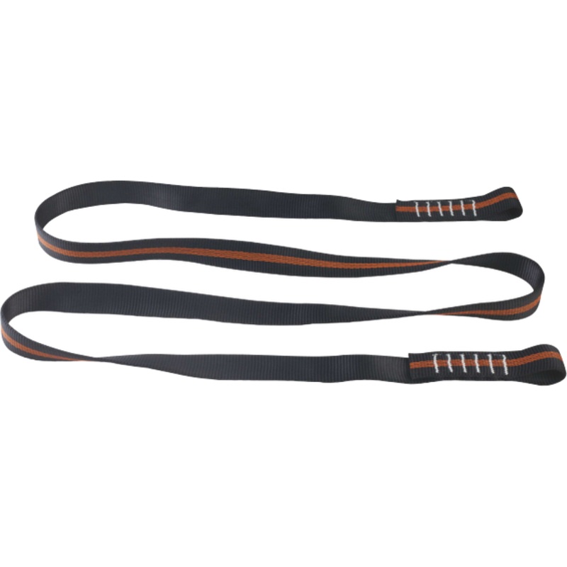 Delta Plus LO030100 Webbing Lanyard  1m Polyester Safety Lanyard with Sewn Loops