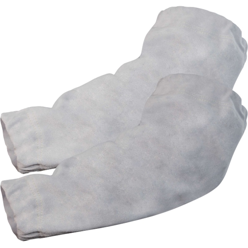 Delta Plus SUMMAN Heavy-Duty Leather Welding Sleeves  Heat & Spark Protection