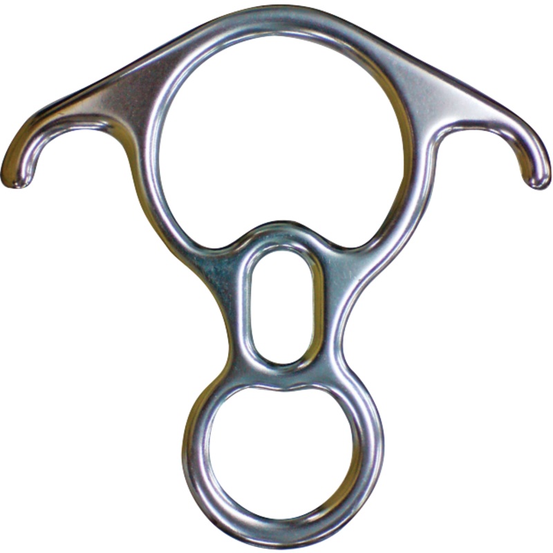 Delta Plus TC044  Lightweight Aluminum Figure 8 for Rope Access & Fall Protection