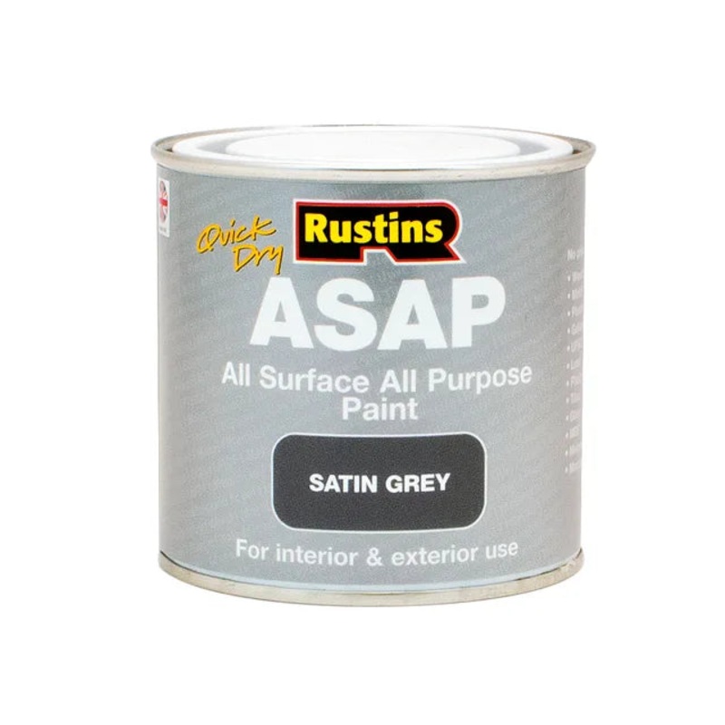 Rustins ASAP Paint Grey 1 Litre