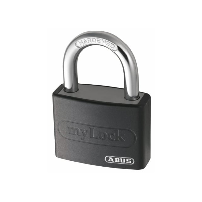 ABUS Mechanical T65AL/40mm My Lock Aluminium Padlock Black Keyed Alike 6402