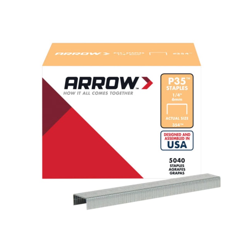 Arrow P35 Staples 6mm (1/4in) (Box 5040)