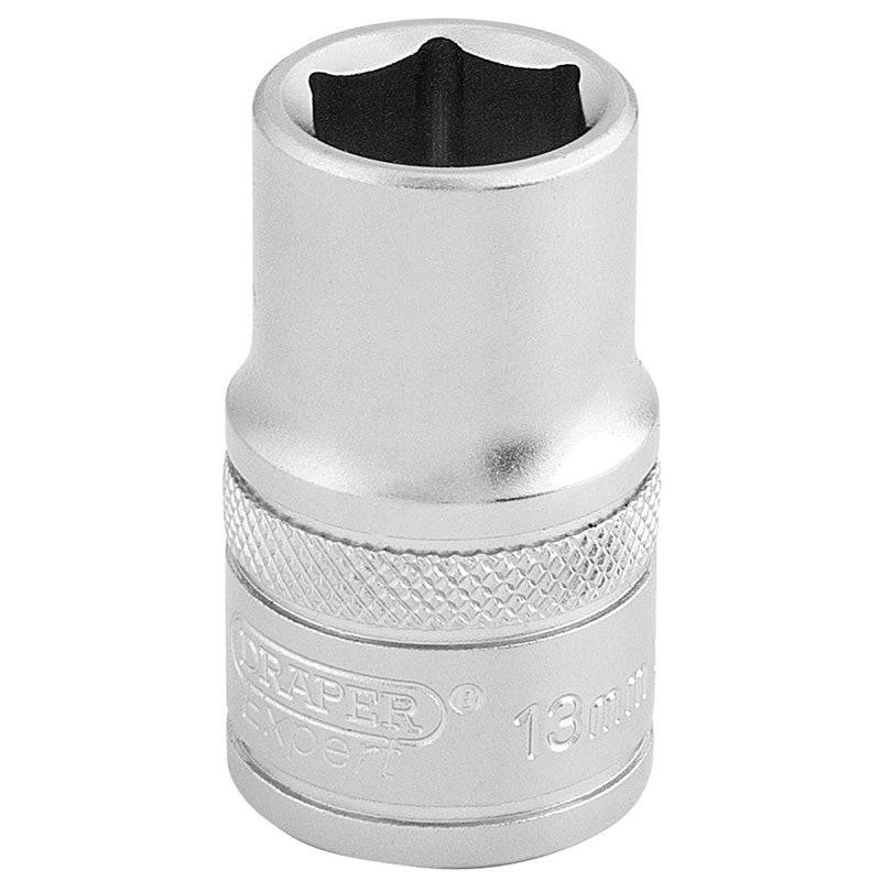 Draper 1/2 Square Drive 6 Point Metric Socket (13mm)