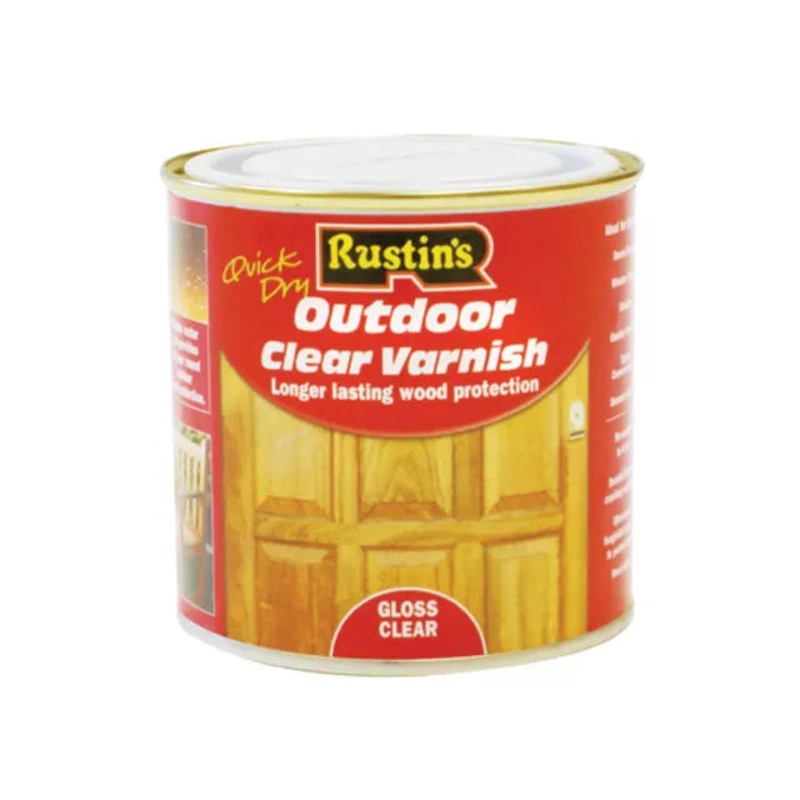 Rustins Exterior Varnish Clear Gloss 1 litre