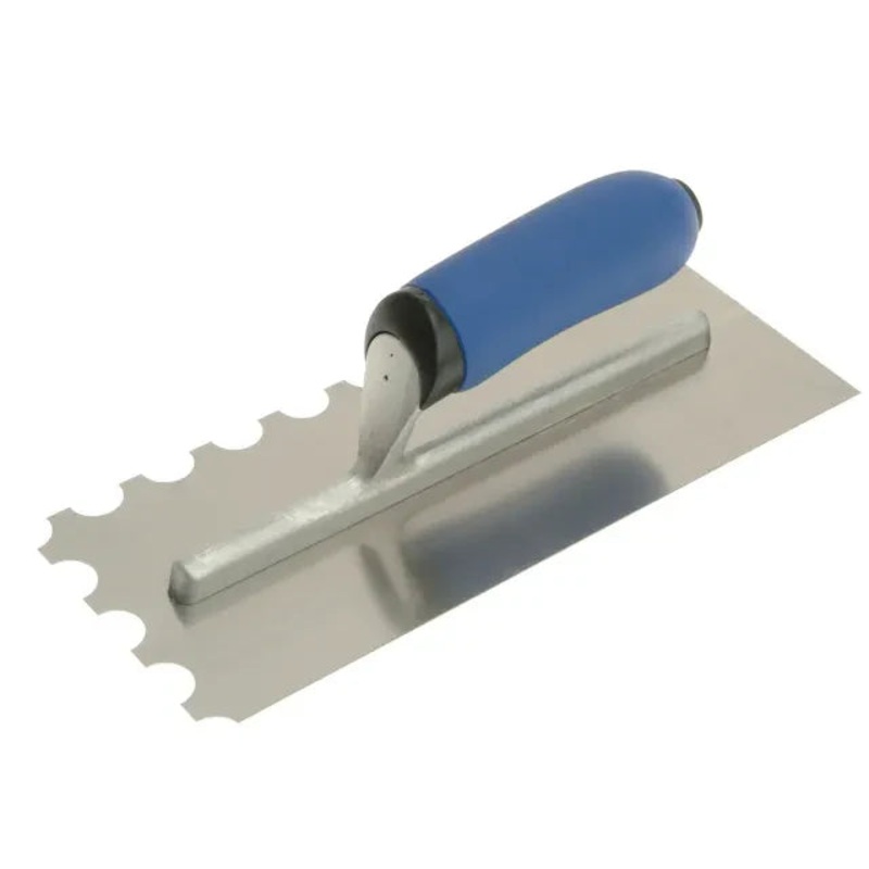 Vitrex Professional Stainless Steel Adhesive Trowel Round Notches 20mm