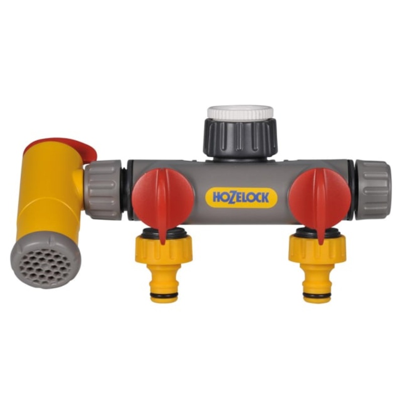 Hozelock 2250 Flowmax 3-Way Tap Connector 1/2 – 1in BSP