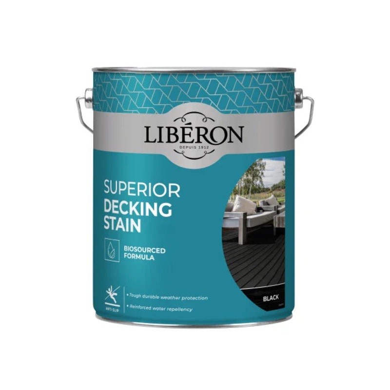 Liberon Superior Decking Stain Black 5 litre
