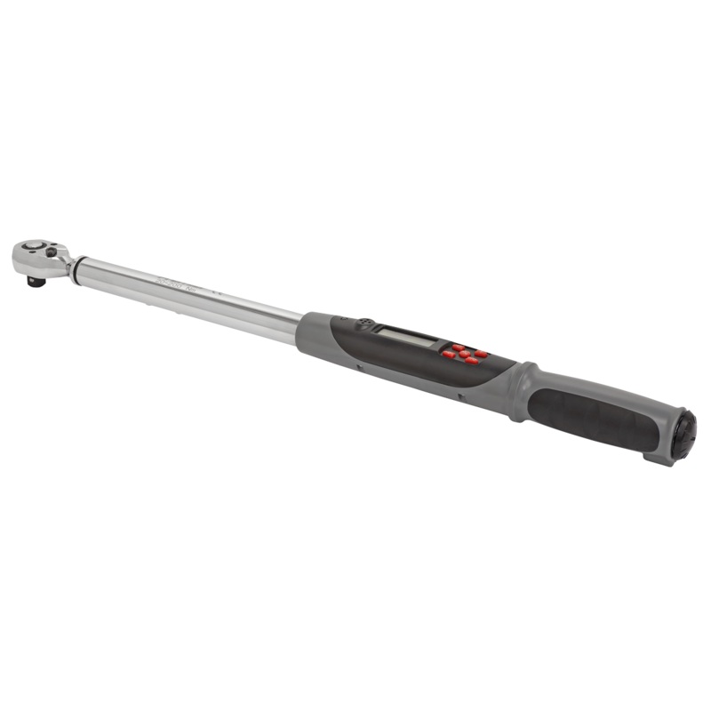 Sealey Angle Torque Wrench Digital 1/2Sq Drive 20-200Nm(14.7-147.5lb.ft)