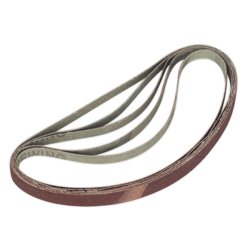 Sealey Sanding Belt 12 x 456mm 80Grit Pack of 5
