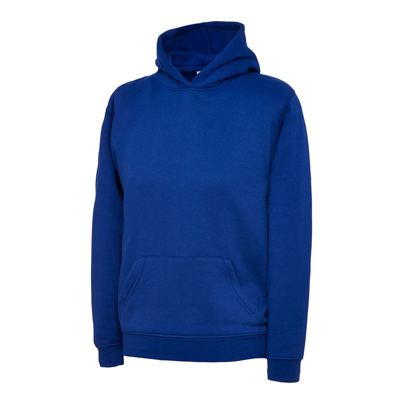 Uneek Childrens Hooded Sweatshirt  Royal