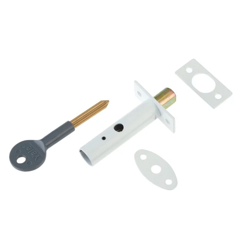 Yale Locks PM444 Door Security Bolt White Finish Visi of 1