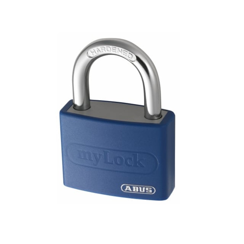 ABUS Mechanical T65AL/40mm My Lock Aluminium Padlock Blue Keyed Alike 6401