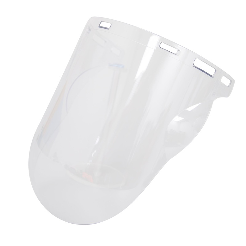JSP Replacement Polycarbonate Visor for Shape2 Faceshield – Integrated Chinguard – Visor only (Clear Lens)