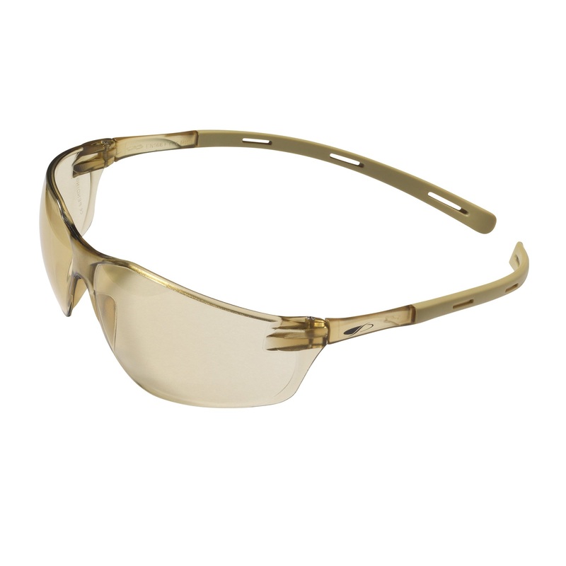JSP Rigi Lightweight Safety Specs (60% Light Brown Blue Blocker Lens)