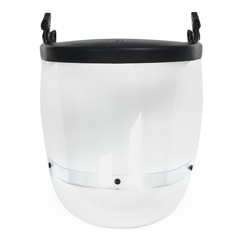 JSP Surefit Visor Carrier with 17.5cm Acetate Visor and Chinguard