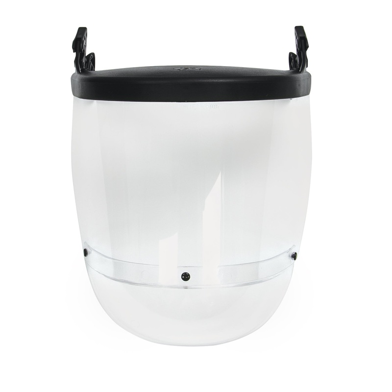 JSP Surefit Visor Carrier with 17.5cm Polycarb Visor and Chinguard