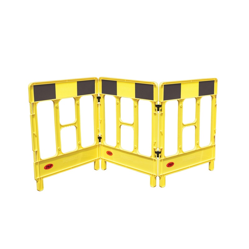 JSP Workgate 3 Gate – Yellow with Black Panel