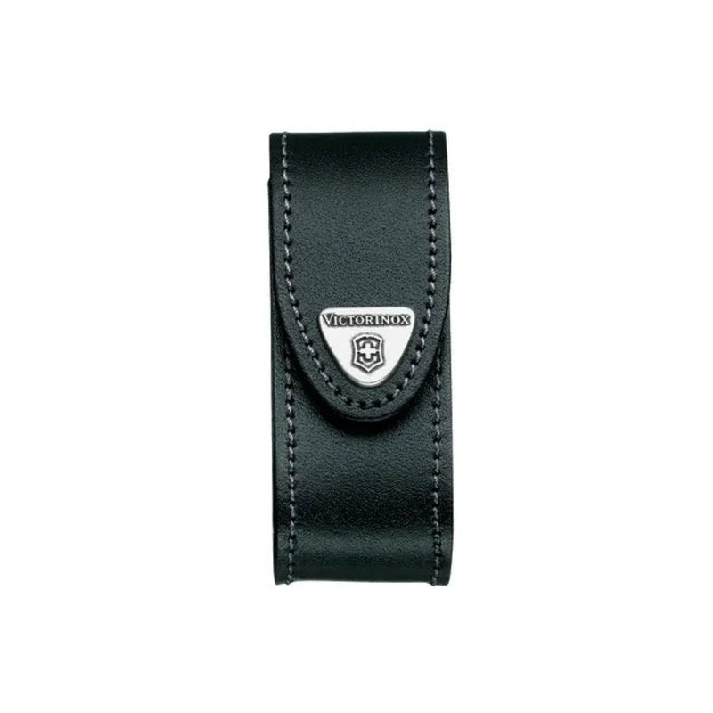 Victorinox Black Leather Belt Pouch (2-4 Layer)