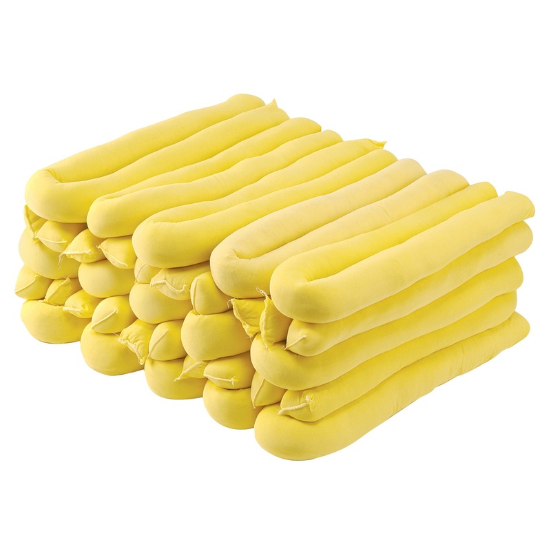 JSP Chemical Spill Socks – 0.08 x 1.2m – Pack of 25