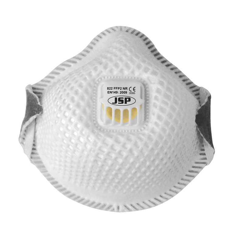 JSP Flexinet Mask FFP2V – (822) M/L – Box of 10