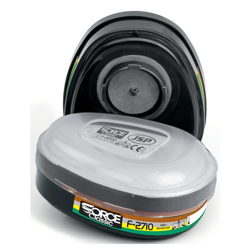 JSP Force8 F-2712 ABEK1P2 – 2 x Force Classic Filters