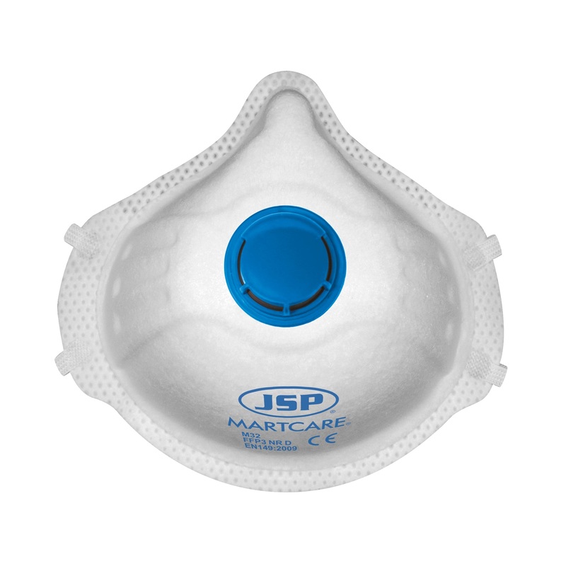 JSP Martcare Disposable Moulded Mask (M32) FFP3V – Box of 10