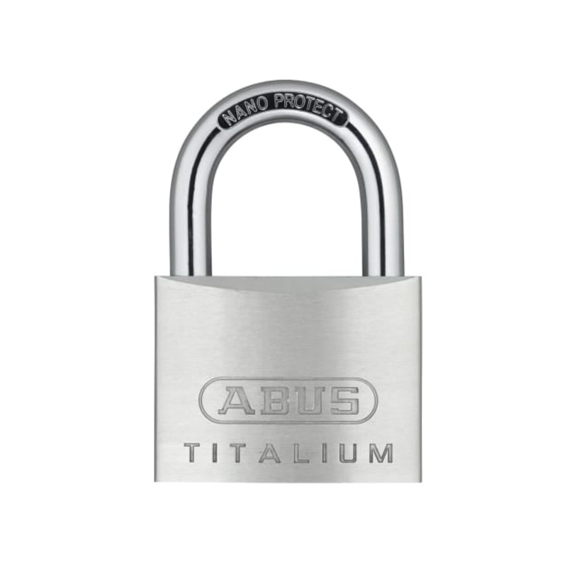 ABUS Mechanical 64TI/60mm TITALIUM Padlock Carded