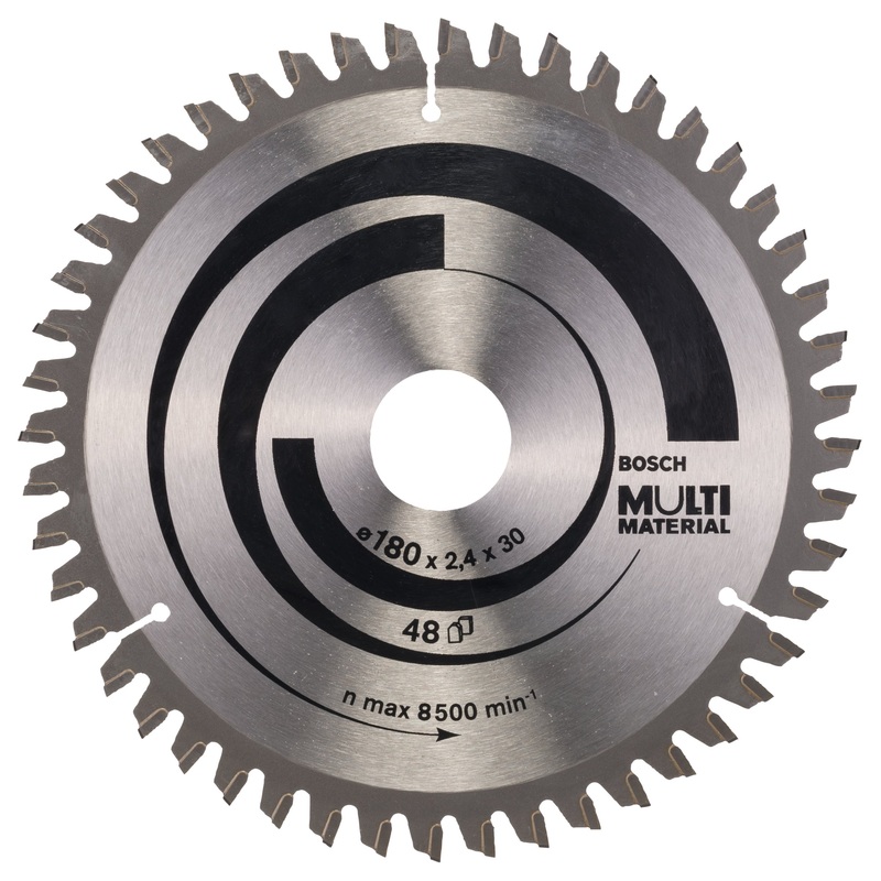 Bosch Professional Multi Material Circular Saw Blade – 180 x 30/20 x 2.4mm, 48 Teeth