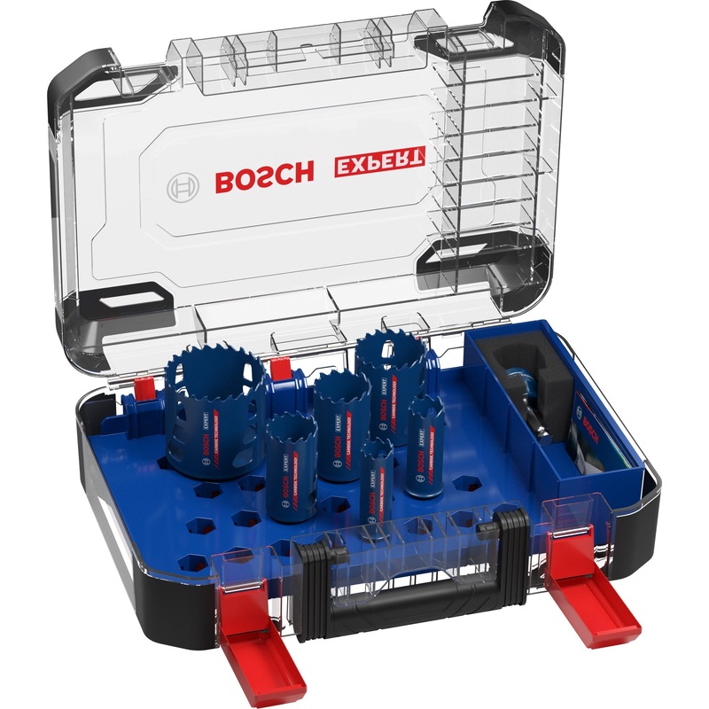 Bosch Professional Tough Material Hole Saw Set – 22/25/35/40/51/68 mm (8-pc)